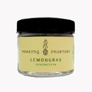 Lemongras Kräuter und Hölzer zum Räuchern im Glas 60ml