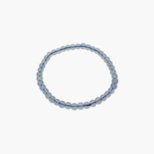 Aquamarin Kugelarmband 4mm