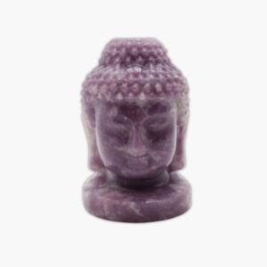 Buddha Figur aus Lepidolith