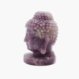 Buddha Figur aus Lepidolith