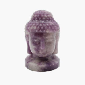 Buddha Figur aus Lepidolith